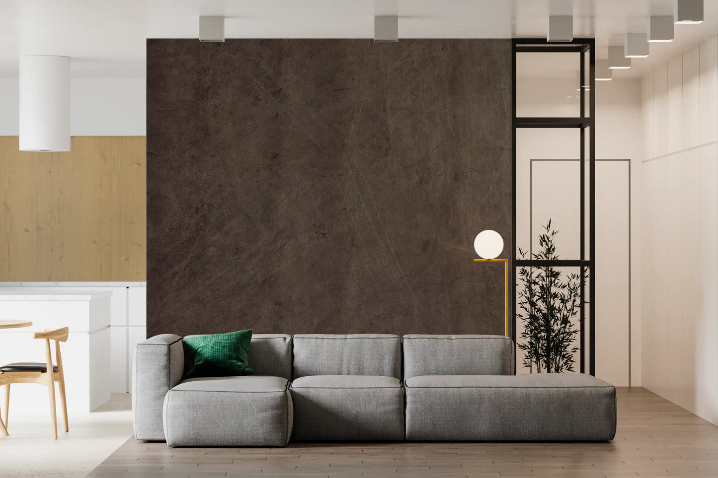 Scratched Suede - Mocha Wall Mural