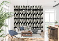 Monochrome Geometric Pre-Columbian - MOCHE Wallpaper⁠