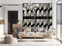 Monochrome Geometric Pre-Columbian - MOCHE Wallpaper⁠