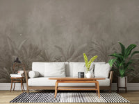 Jungle Mists - Sepia Wall Mural