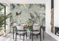 Vintage Explorer Tropical Garden Wall Mural