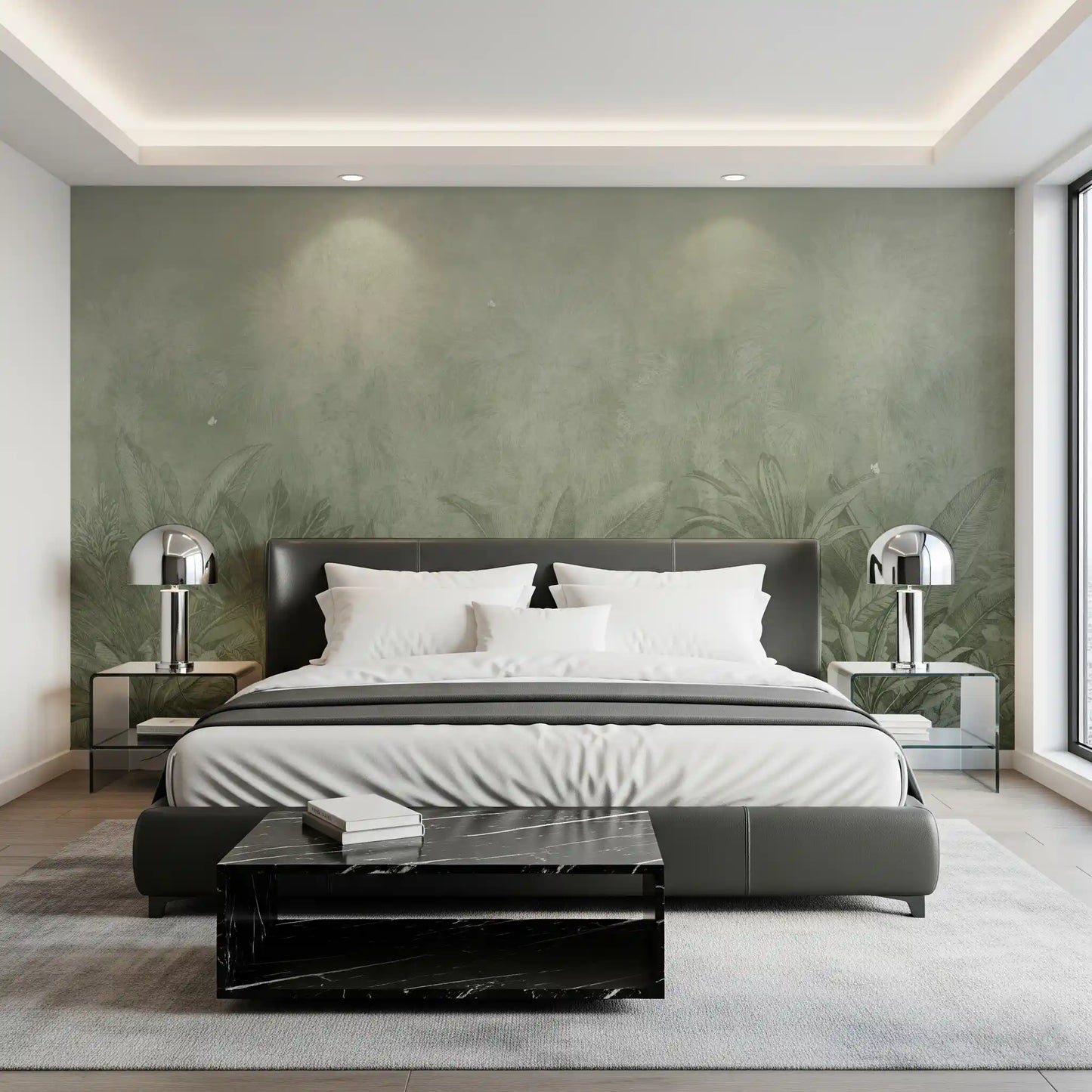 Jungle Mists - Sage Wall Mural