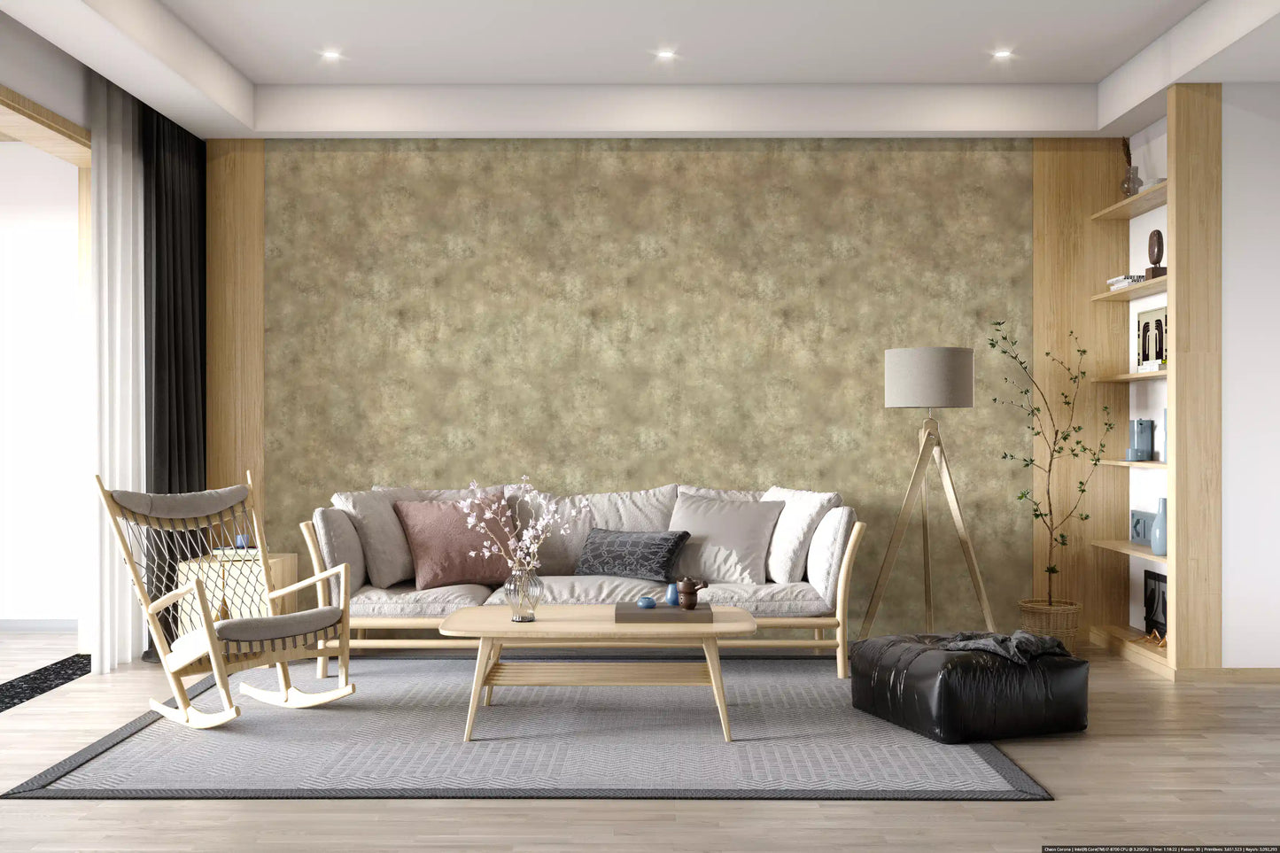 Painterly - Ginger Wallpaper⁠