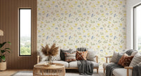 Pastel Blossom Flowers Subtle Nursery Deign Wallpaper⁠