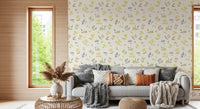 Pastel Blossom Flowers Subtle Nursery Deign Wallpaper⁠