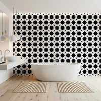 Minimalist Dot Grid Geometry Wallpaper⁠
