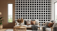 Minimalist Dot Grid Geometry Wallpaper⁠