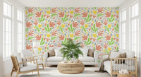Abstract Matisse Inspired Botanical Cutouts Wallpaper⁠