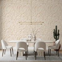 Creamy Fluid Brushstrokes Wallpaper⁠