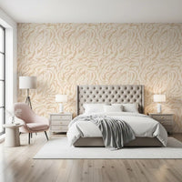 Creamy Fluid Brushstrokes Wallpaper⁠