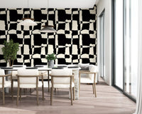 Hand-Drawn Monochrome Blocks Wallpaper⁠