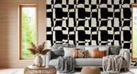 Hand-Drawn Monochrome Blocks Wallpaper⁠
