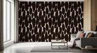 Contemporary Flowing Shapes Wallpaper⁠