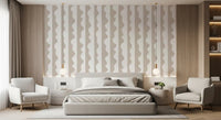 Slim wavy columns run top to bottom in this Wave Stripes wallpaper GD11614
