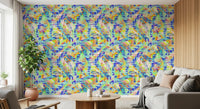 Vibrant Abstract Brushstroke Energy Wallpaper⁠