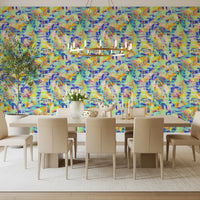 Vibrant Abstract Brushstroke Energy Wallpaper⁠