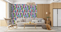 Dynamic Loops and Modern Graffiti Flair Wallpaper⁠
