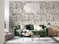Ethereal Palm Frond Silhouette Wallpaper⁠