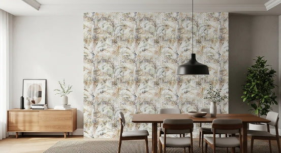 Ethereal Palm Frond Silhouette Wallpaper⁠