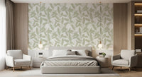 Soft Sage Botanical Print Wallpaper⁠