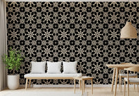 Geometric Arabesque Monochromatic Lattice Wallpaper⁠