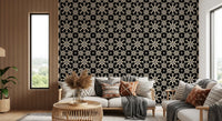 Geometric Arabesque Monochromatic Lattice Wallpaper⁠