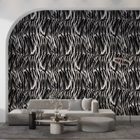 Abstract Zebra Stripe Wallpaper⁠