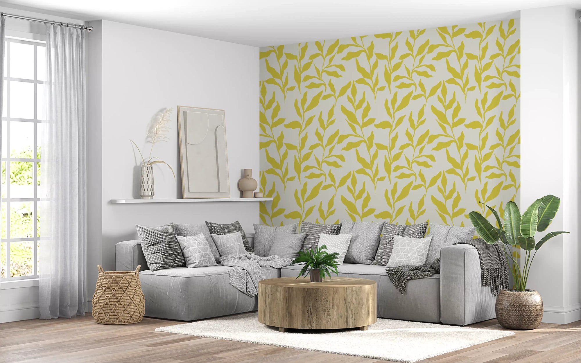 Sun-Kissed Golden Foliage Wallpaper⁠