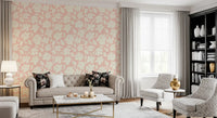 Soft Brushstroke Bloom Pattern Wallpaper⁠