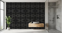 Minimalist Linear Arch Pattern Wallpaper⁠