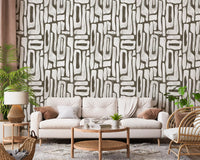 Abstract Organic Stone Motif Wallpaper⁠