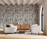 Abstract Organic Stone Motif Wallpaper⁠