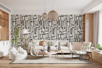 Abstract Organic Stone Motif Wallpaper⁠