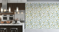 Mediterranean Citrus Grove Illustration Wallpaper⁠