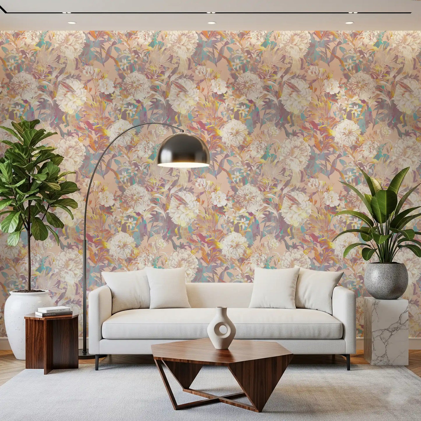 Ethereal Botanical Garden Wallpaper⁠