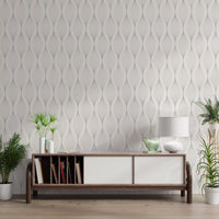 Minimalist Soft Gray Curves Wallpaper⁠