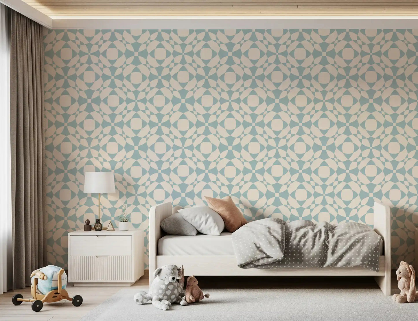 Interlocking Serenity Curves Wallpaper⁠