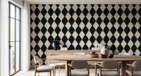 Textured Harlequin Brushwork Wallpaper⁠