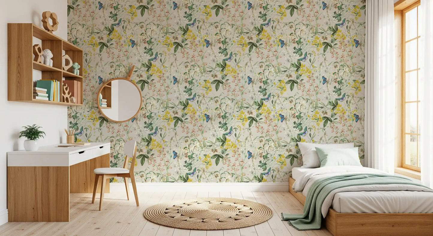 Meadow Butterfly Garden Wallpaper⁠