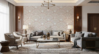 Art Deco Fan Radiating Arcs Wallpaper⁠