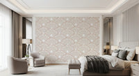 Art Deco Fan Radiating Arcs Wallpaper⁠