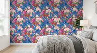 Vintage Botanical Floral Symphony Wallpaper⁠