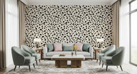 Minimalist Monochrome Brush Marks Wallpaper⁠