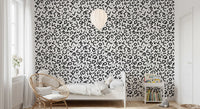 Abstract Monochrome Doodles Wallpaper⁠