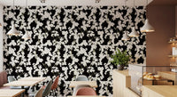 Abstract Cream Branch Pattern Wallpaper⁠