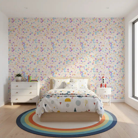 Painterly Dot Composition Wallpaper⁠