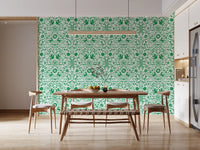 Whimsical Woodland Greenery Wallpaper⁠