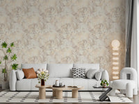 Creamy Taupe Painted Texture Wallpaper⁠