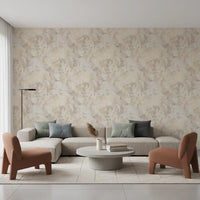 Creamy Taupe Painted Texture Wallpaper⁠