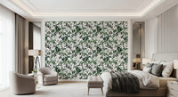 Serene Botanical Foliage Wallpaper⁠